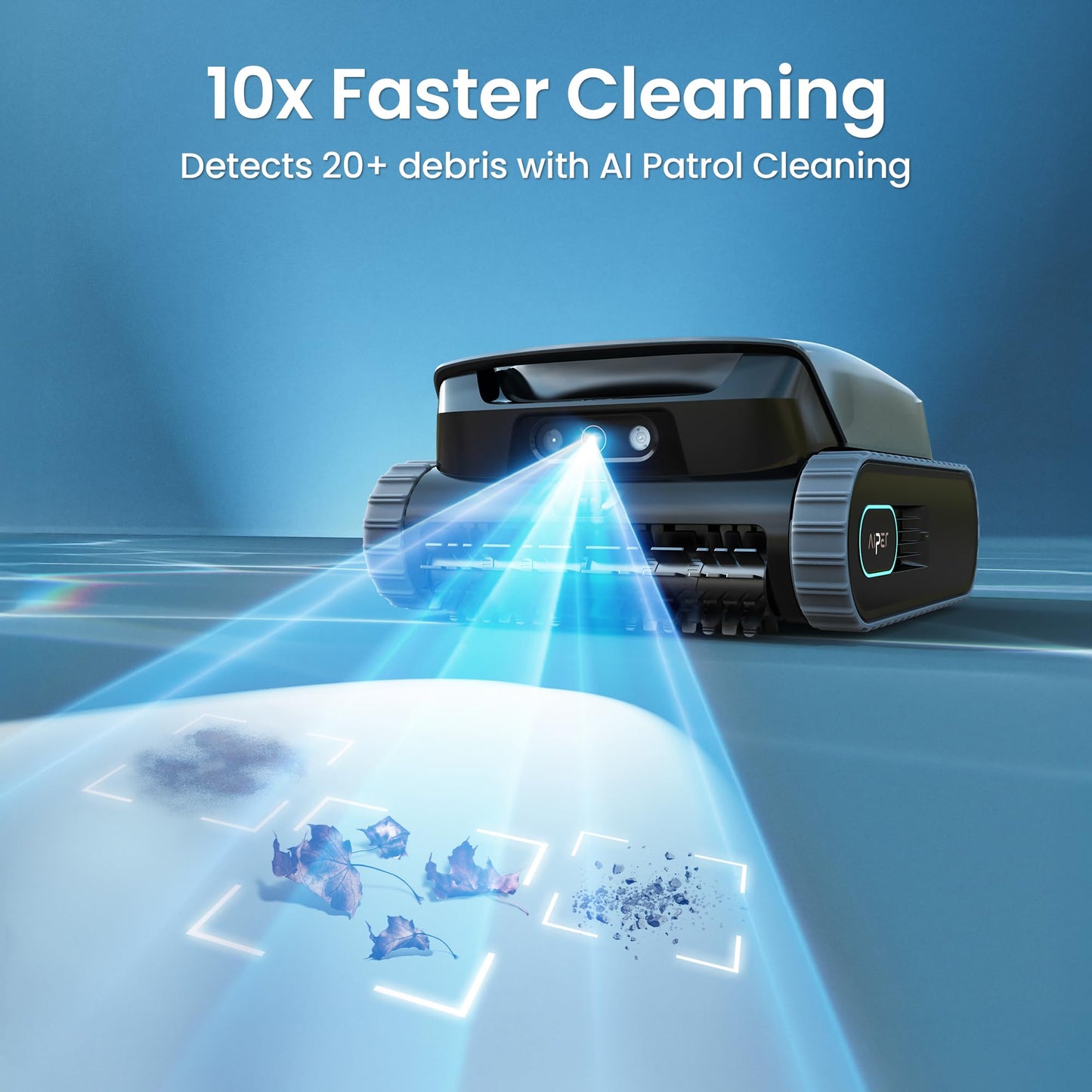 (2026 New) AIPER Scuba V3 AI Vision Cordless Robotic Pool Cleaner, 10x Faster Pool Cleaning with AI Patrol, 24/7 Auto Cleaning, Smart Waterline Parking & Multi-Layer Filtration