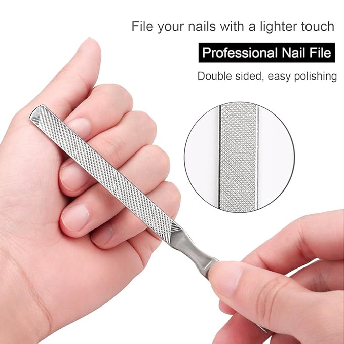 10Pcs/set Ingrown Toenail Tools Kit, Nail Treatment Foot Tool,Ingrown Toenail Removal Correction Clippers, Surgery Grade Nail File Lifter, Professional Pedicure Tool