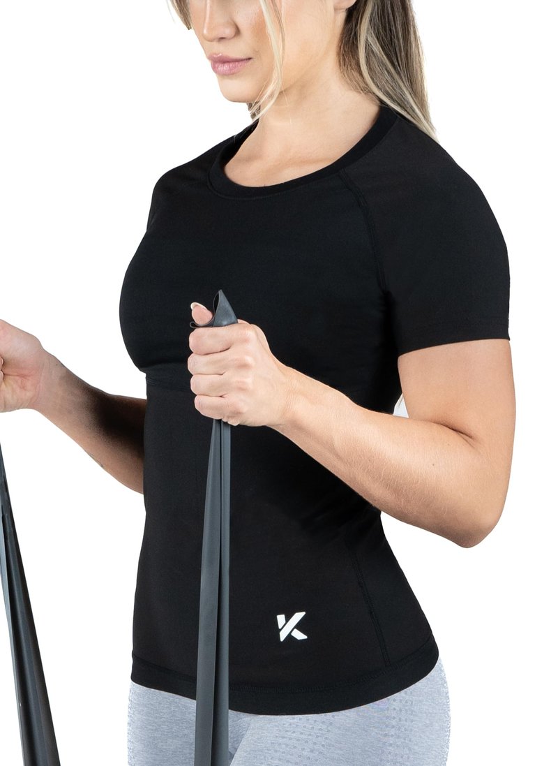 Kewlioo Womens Heat Trapping Sauna Shirt - Shaper Sweat Vest Compression Shapewear Apparel for Women - Sauna Suit Top to Sweat More & Look Great - Gym Workout Excercise Heat Shaper Shirt (Black, XXL)