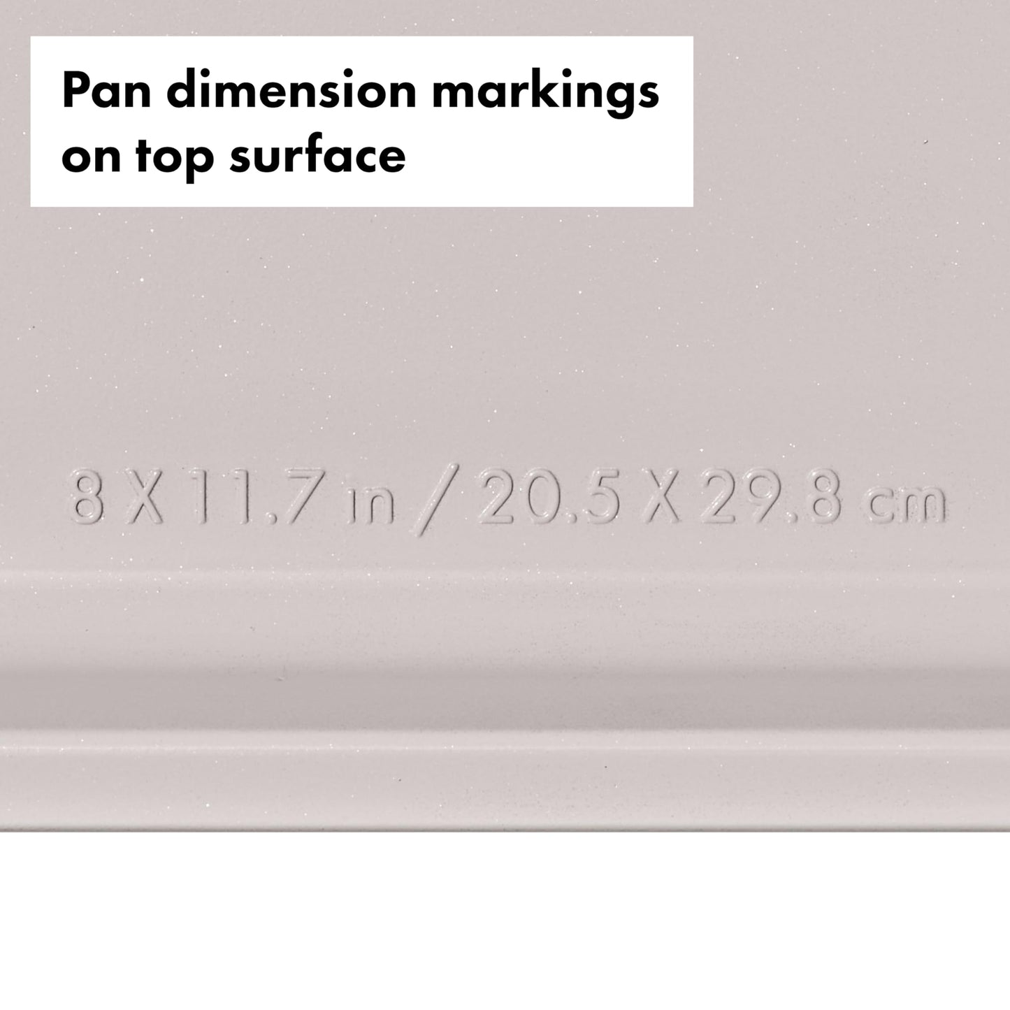 OXO Good Grips Non-Stick Pro Ceramic Coated Metal Bakeware Quarter Sheet Pan – Storm Blue