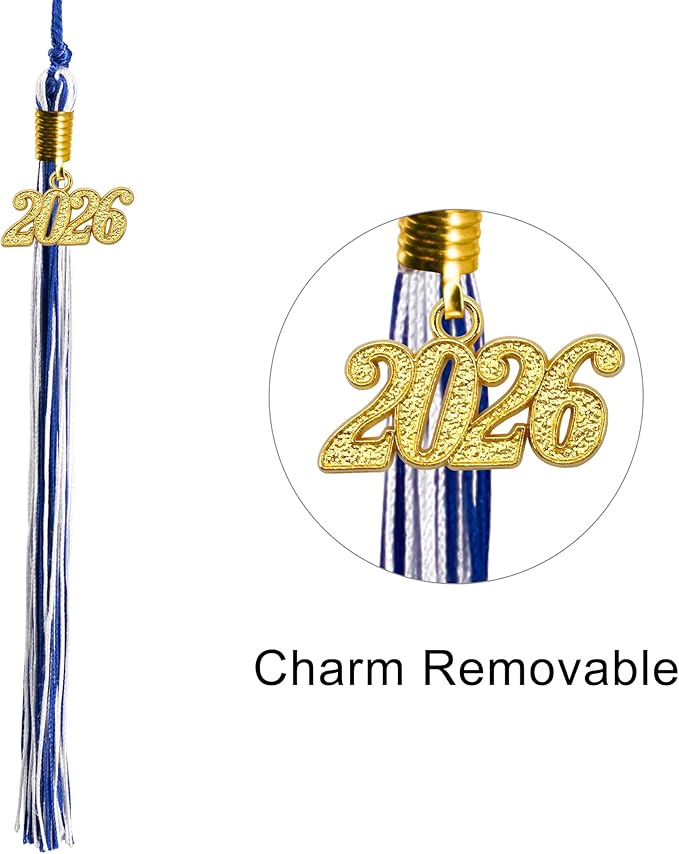 GraduatePro Matte Graduation Cap with 2026 Tassel for Adults High School and Bachelor Master 12 Colors