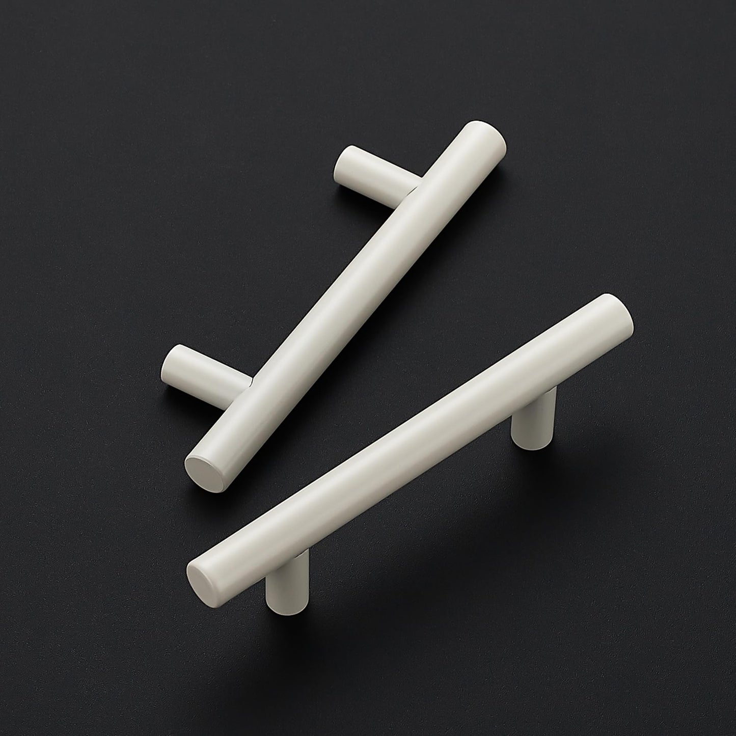 Ravinte 1 Pack | 5 Inch Cabinet Pulls White Stainless Steel Kitchen Drawer Pulls Cabinet Handles 5 InchLength, 3 Inch Hole Center
