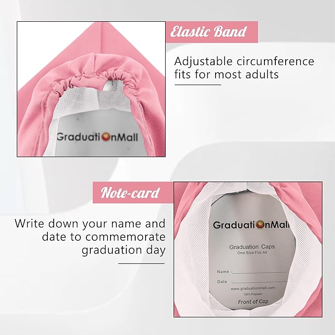 GraduationMall Matte Graduation Cap with 2026 Tassel for High School & Bachelor