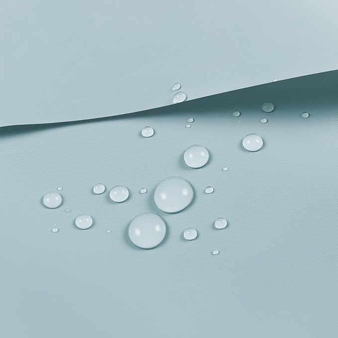 Light Blue Shower Curtain Liner - Premium PEVA Shower Liner for Bathroom, BPA & PVC Free, No Chemical Smell, Lightweight Standard Size Bath Curtain with 3 Magnets, Metal Grommets - Light Blue