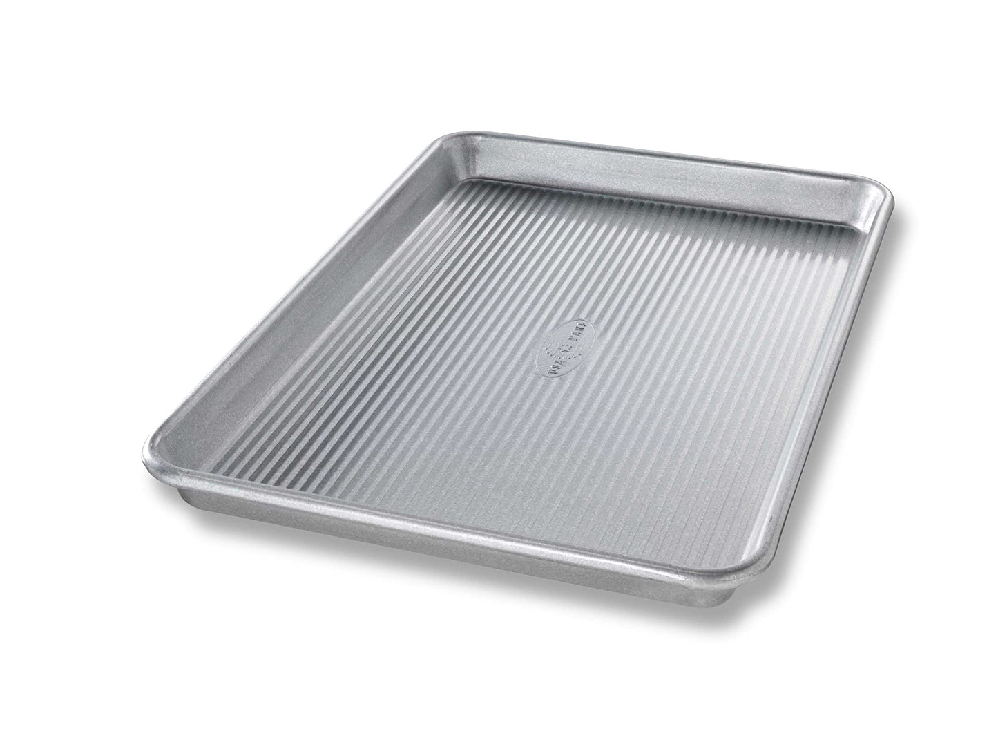 USA Pan Extra Large and Quarter Sheet Baking Pans with Nonstick Coating, Made in USA from Aluminized Steel