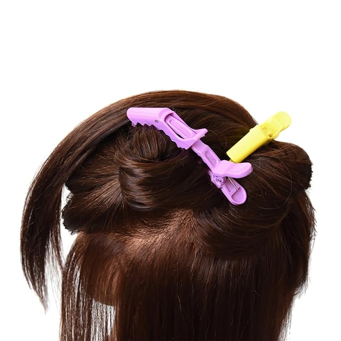 10 Pcs Alligator Hair Clips for Styling Sectioning Hair Clips for Women Wide Teeth Professional for Hair Salon Barber (Mixed Color)