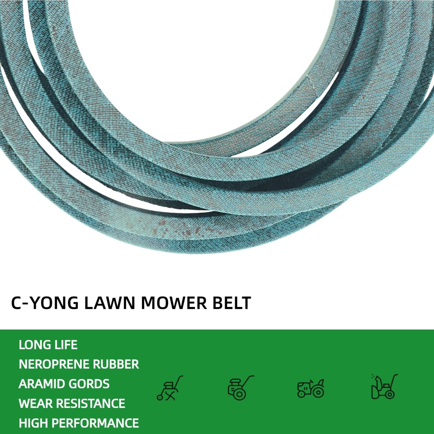 1/2" X 69.125" Mower Transmission Drive Belt for Cub Cadet Craftsman Troy-Bilt 954-05874, 754-05874, Ultima ZT1 ZT2 ZT3 Zero-Turn Mower