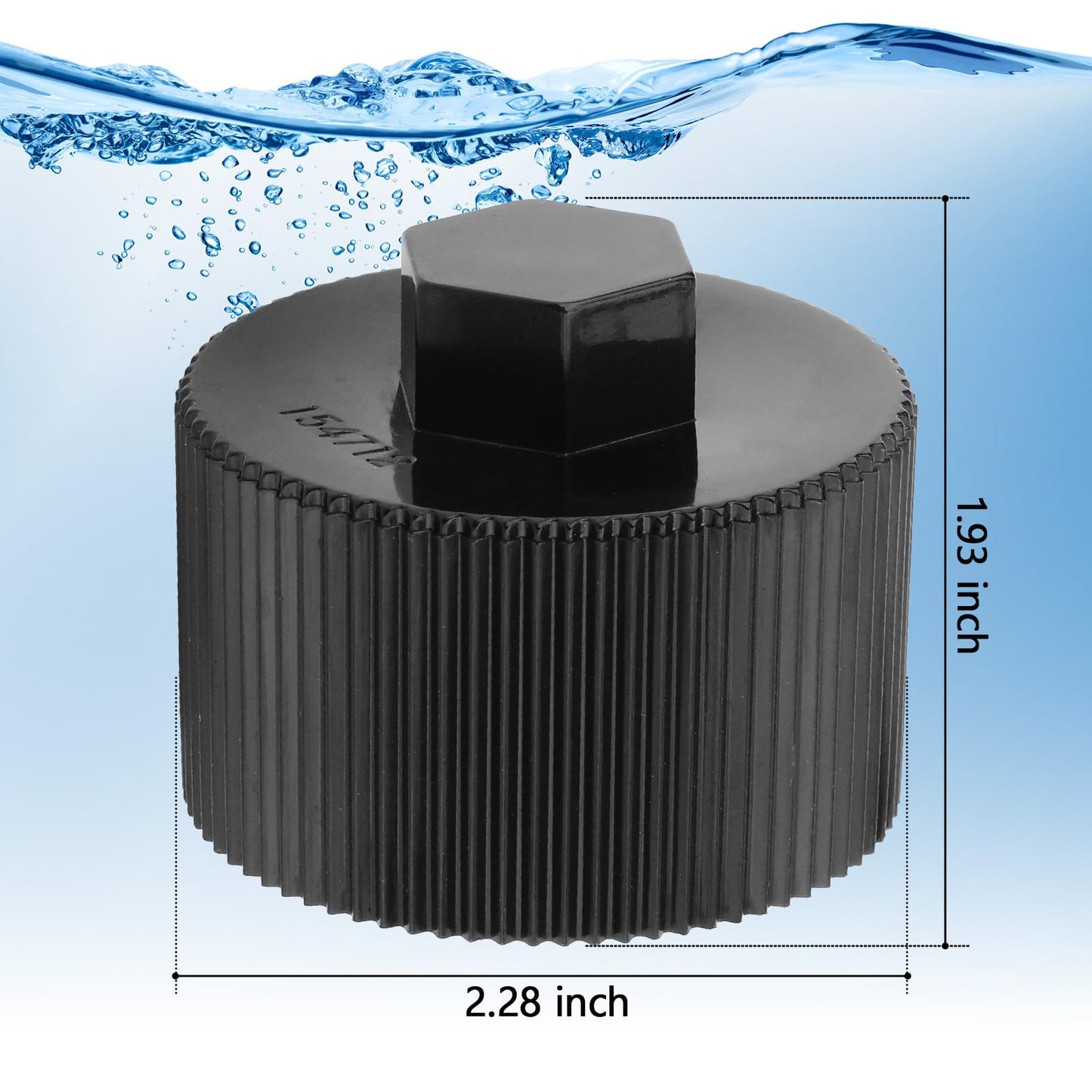 154712 Drain Cap Drain Plug Pool Sand Filter Drain Cap Compatible with Pentair Sand Dollar Top Mount Pool, Pentair Meteor, Cristal-Flo Ii Pool and Spa Aboveground Sand Filters (2 Pack)
