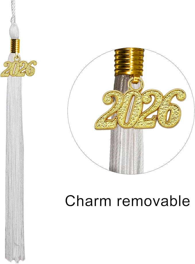 GraduatePro Matte Graduation Cap with 2026 Tassel for Adults High School and Bachelor Master 12 Colors