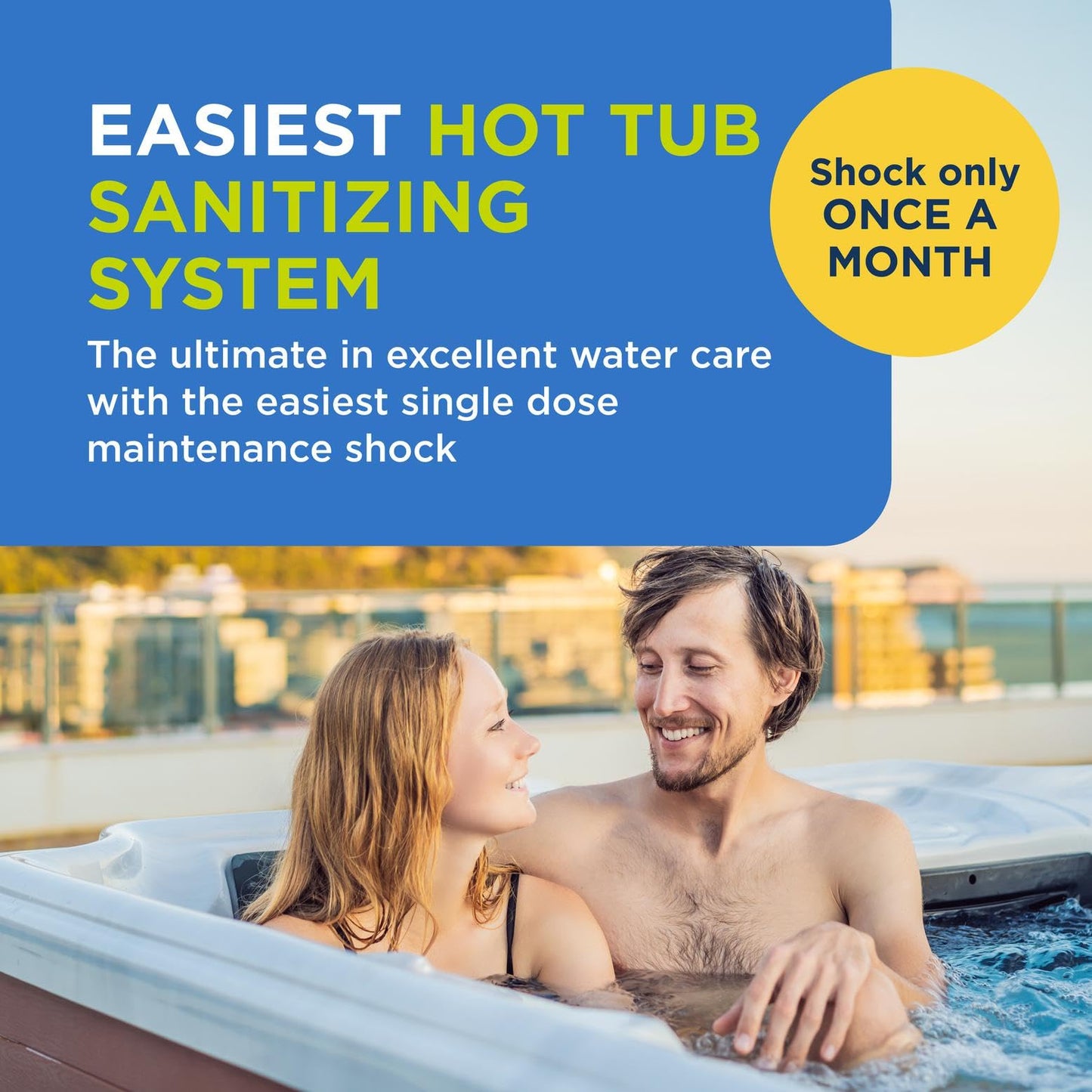 FROG @Ease Floating System for Hot Tubs - Quick & Easy Self-Regulating Hot Tub Sanitizer - Hot Tub Maintenance System with Sanitizing Minerals & SmartChlor Technology - Starter Bundle