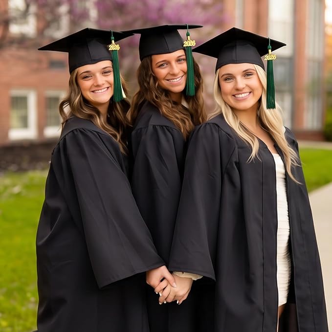 GraduationMall Single&Multiple Color Graduation Tassel with 2026 Year Charm 9"