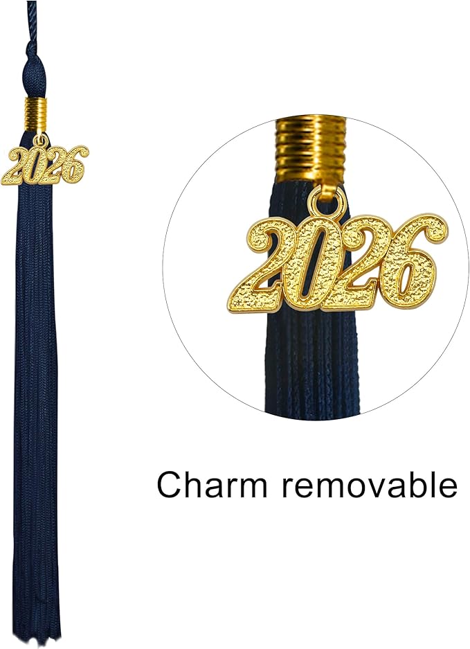 GraduatePro Matte Graduation Cap with 2026 Tassel for Adults High School and Bachelor Master 12 Colors