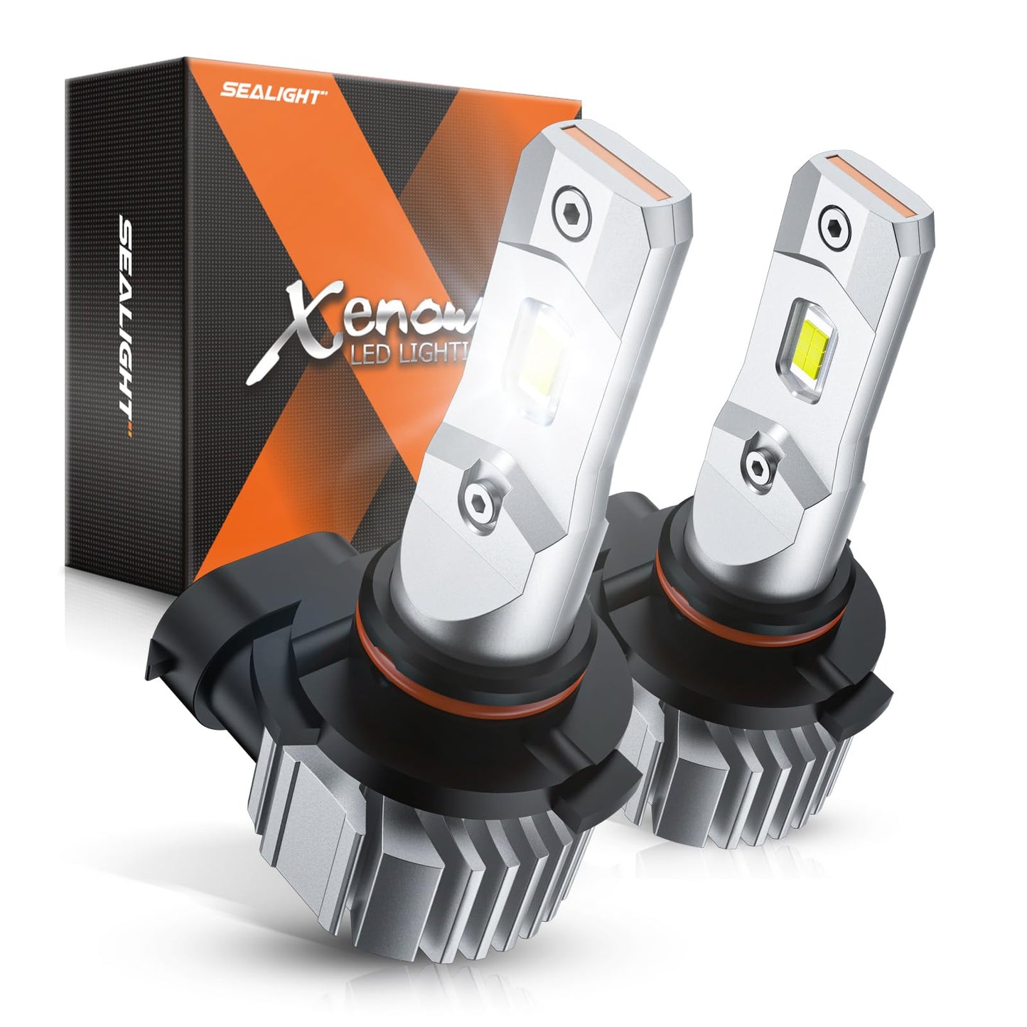 SEALIGHT 9145 H10 LED Fog Light Bulbs or DRL, 18000LM 800% Brightness 9140 H10 9145 LED Fog Lights LED Bulb for Car, 6500K Cool White 984 FT Strong Penetration, 60000 Hours Lifespan, Pack of 2
