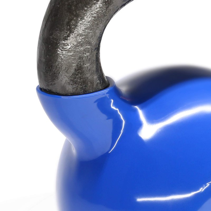 Yes4All Kettlebells 10 15 lbs Set Weight Vinyl Coated Cast Iron for Dumbbell Weights Exercises, Gym, Fitness, Full Body Workout Equipment Push up, Grip and Strength Training, Blue