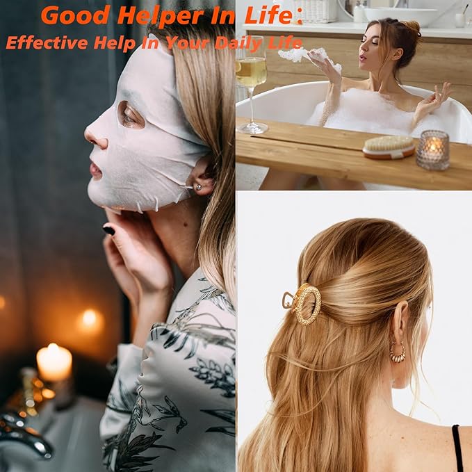 12 Pack Metals Mini Hair Clips for Women Mom Wife Daughter Girls Girlfriends,Medium Hair Claw Clips for Long Hair,Small Cute Gifts for Female with Thick Hair or Thin Hair