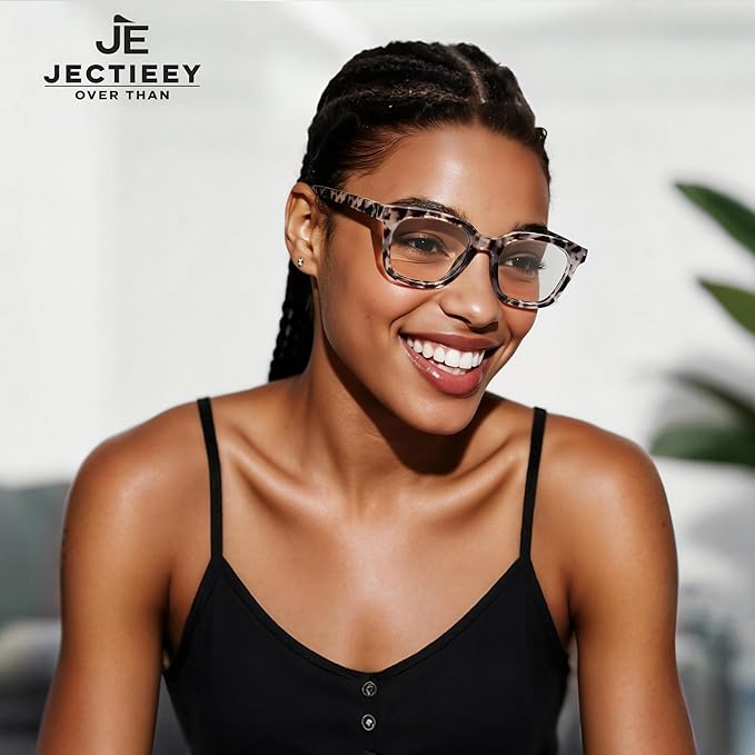 Blue Light Blocking Glasses for Women Men,Oversize Fashion Squre Anti Eyestrain Glasses for Gaming/Reading/TV
