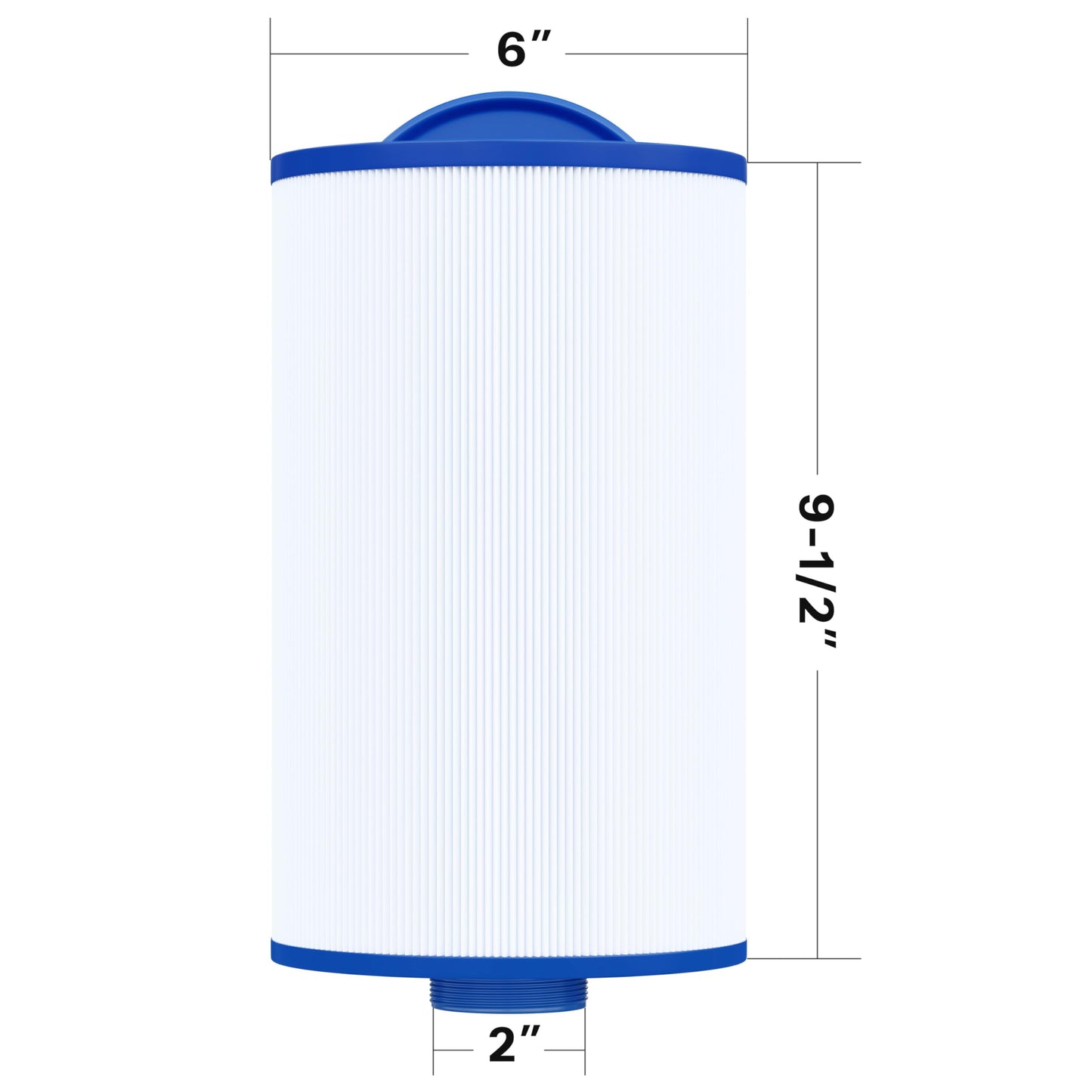 Cryspool® 06012 Filter Compatible with 6CH-402, PMA40L-F2M, X268543, Master Spas Twilight X268365, X26851, X268514, 40 Sq. Ft Spa Filter Cartridge, 2 Pack