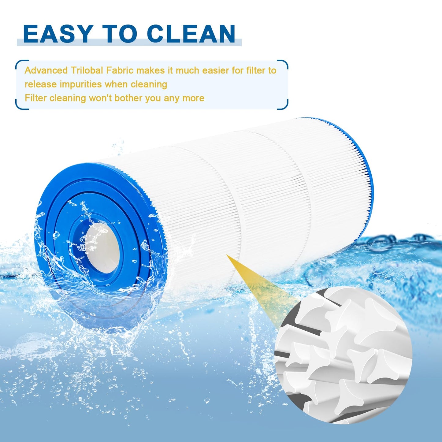 6541-397 Pool Spa Filter Compatible with 2009-2023 Sundance 880 Spa Filter (Outer 6473-165 and Inner 6473-164), Replacement for Sundance 880 Filter, Optima/Maxxus/Cameo/Aspen/Marin 880 Spa Filter