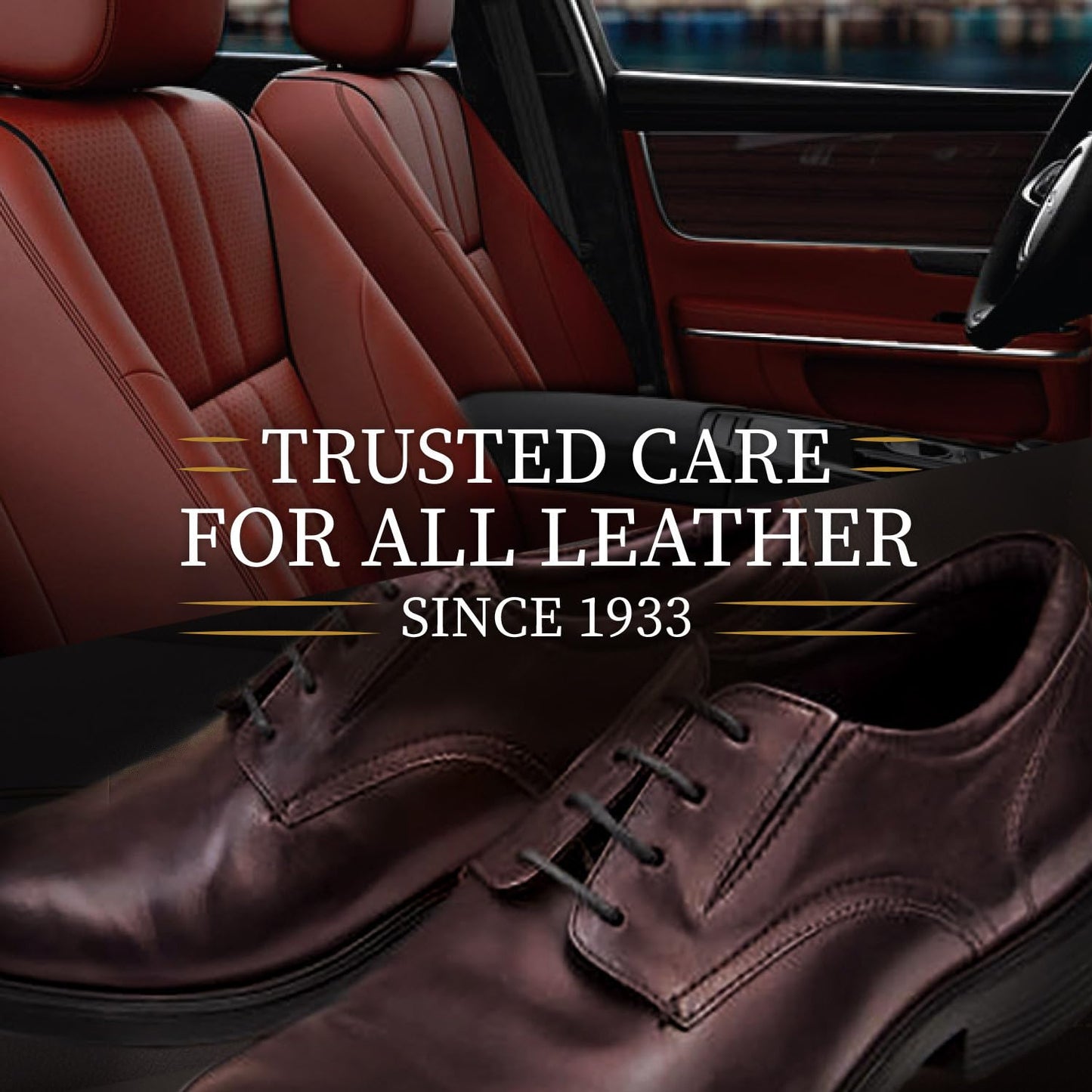 Lexol Leather Conditioner and Cleaner Kit by Lexol, Use on Furniture, Car Interiors, Shoes, Handbags, Includes 2 Application Sponges, Two-Step System, 8 oz Each