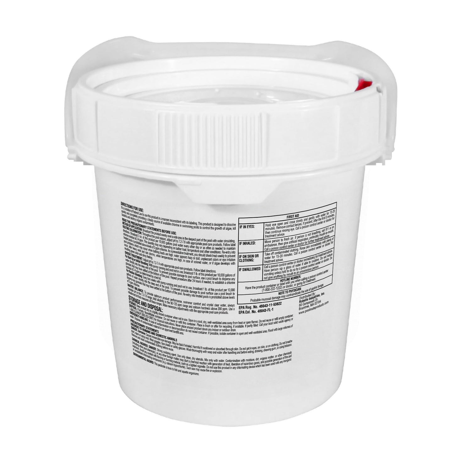 Pool Mate 4-Pounds Premium Pool Chlorine Granules, Concentrated Chlorinating Granules, Made in USA