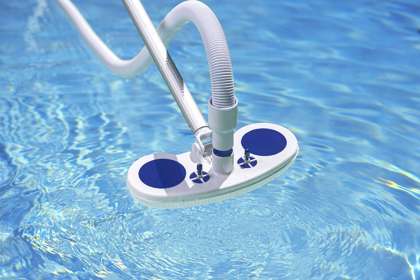 Poolmaster Deluxe Weighted Vinyl Liner Pool Vacuum Head With Air-Relief Valves, Safe Cleaning for Inground & Above-Ground Pools – Fits 1-1/4" & 1-1/2" Hoses