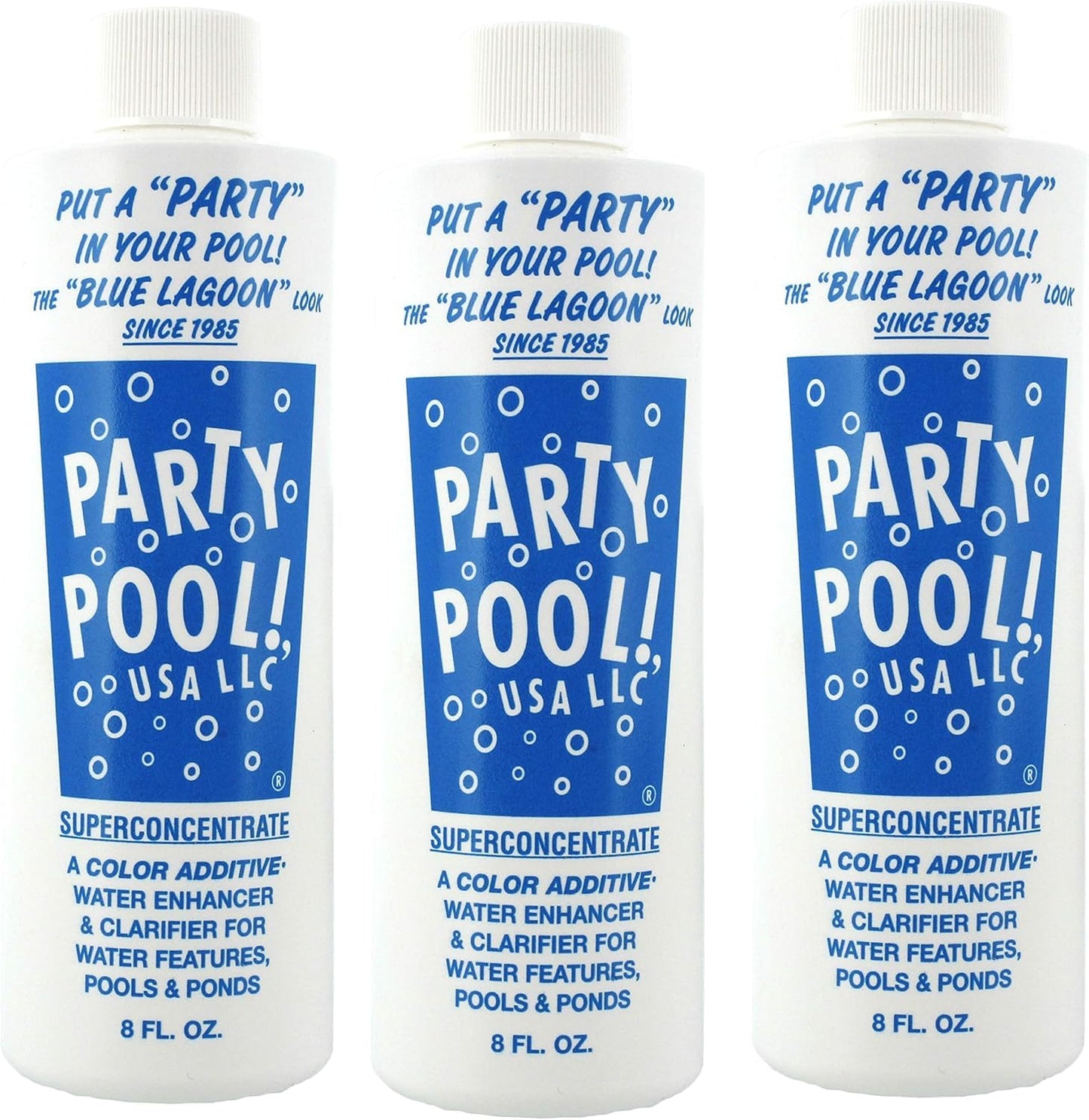 3 Pack - Party Pool Color Additive Blue Lagoon