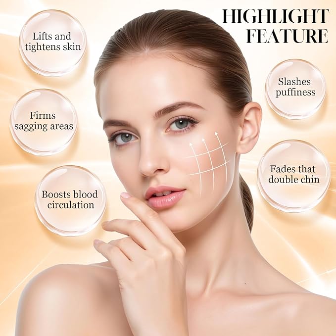 Lymphatic Contour Face Brush for Sculpting, Dry Lymphatic Drainage Massager for Face, Anti-Puffiness, Detox & Lift, Improves Skin Glow & Absorption, and Relieves Fatigue