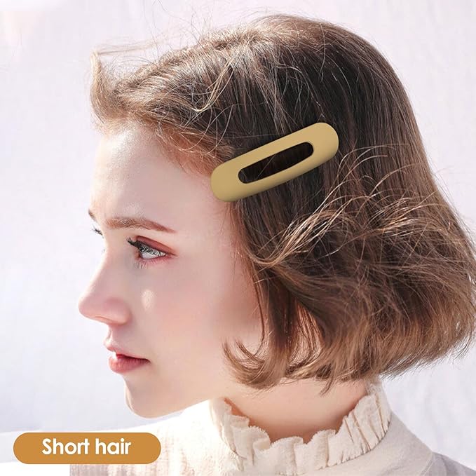 Small Flat Hair Clips for Women Lay Down Clips for Thin Hair Accessories 8pack