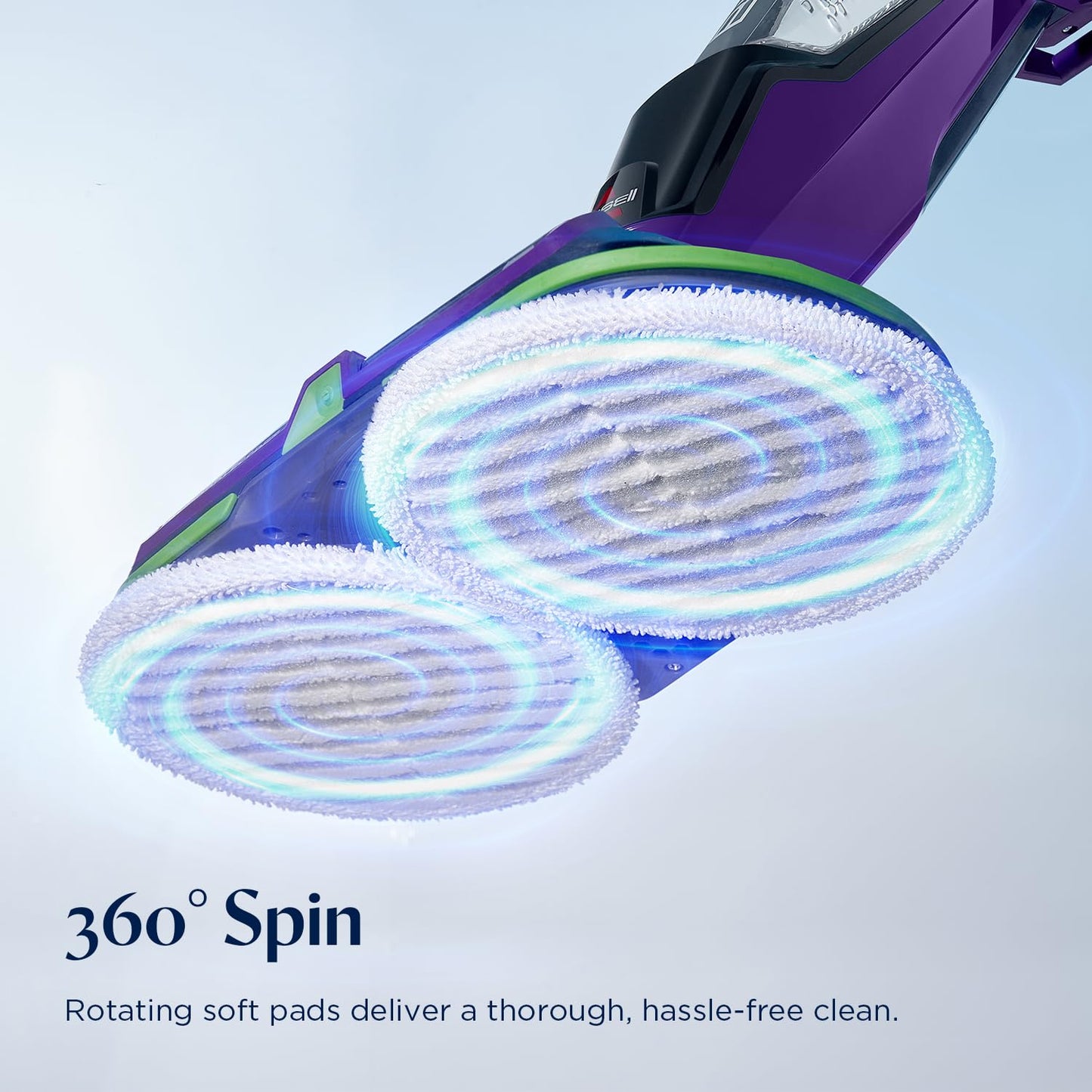 Bissell Spinwave Cordless Pet Spin Mop, 18V Electric Hard Floor Cleaner with Reusable Washable Pads, Pet Stain Removal for Sealed Wood Tile & Laminate Floors, 23157
