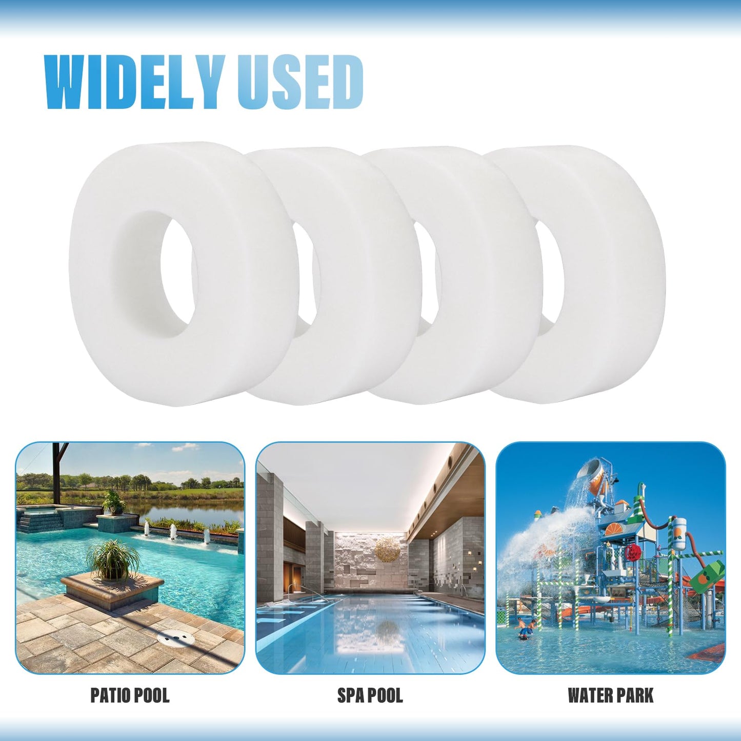 4 Pack Climbing Rings Replacement for Maytronics Dolphin Robotic Pool Cleaners, Compatible with Dolphin Nautilus CC Plus M200 M400 M500 DX3 DX4 DX6 Sigma Premier and More (Part Number 6101611-R4)