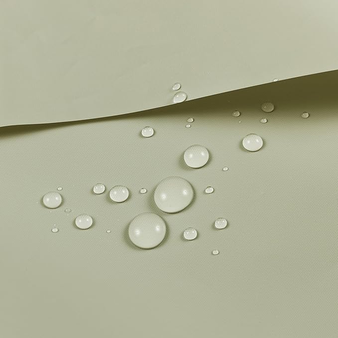 Sage Green Plastic Shower Curtain Liner - Premium PEVA Shower Liner BPA & PVC Free, No Chemical Smell, Lightweight Green Bath Curtain with 3 Magnets for Bathroom, 12 Metal Grommets - Sage