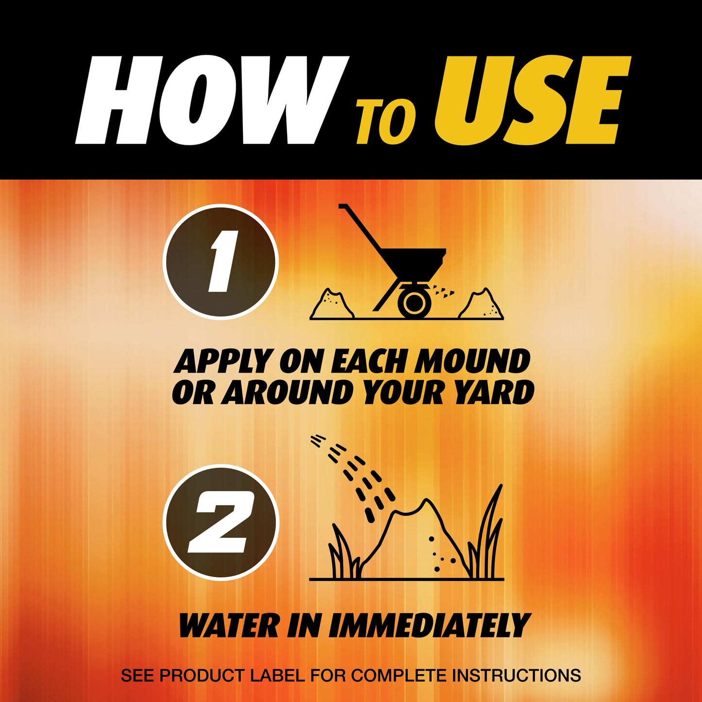 Ortho Fire Ant Killer Broadcast Granules - Fire Ant Granules for Outdoors, Kills Mounds in 15 Minutes, 6 Month Protection, Treats Up to 5,650 sq. ft., 13 lb.
