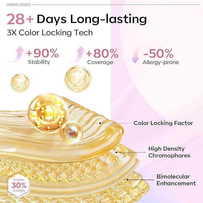 modelones Gel Nail Polish Set - 6 Colors 2026 Spring Summer Neon Bright Gel Polish Hot Pink Royal Blue Purple Turquoise Peaches Coral Yellow Pastel Nail Polish Soak Off LED Manicure DIY Gift Unisex