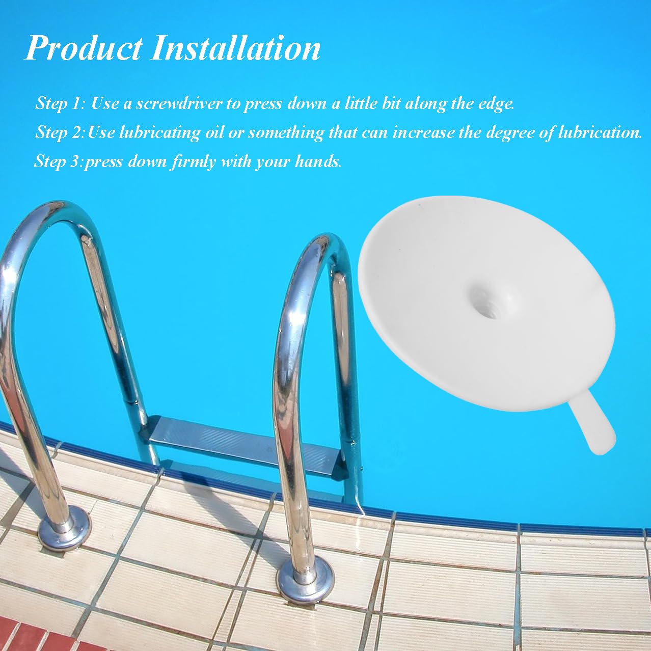 KACOMACO Pool Step Suction Cups Replacement for Innova Plas Ladder Above Ground Steps 4Pcs
