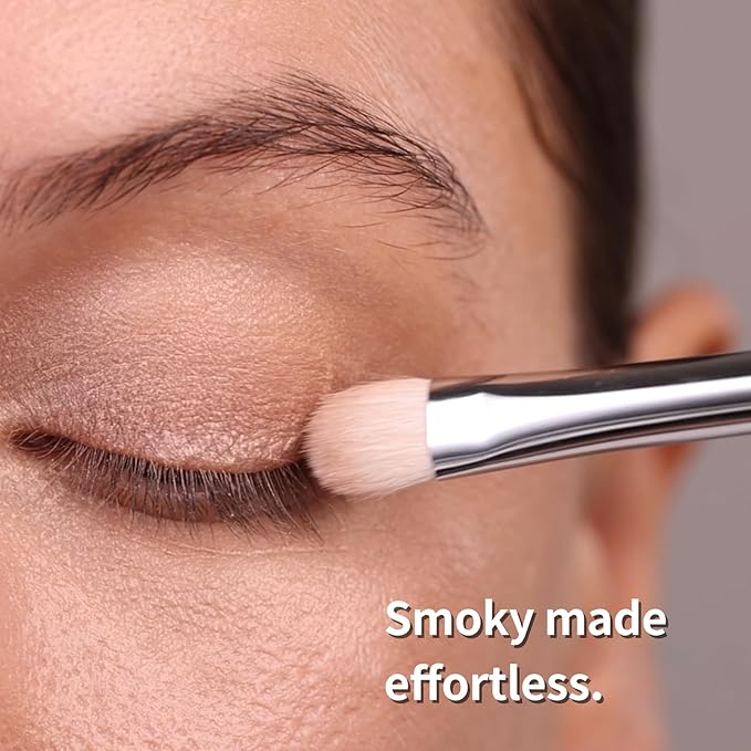 Eye Shadow Brush For Shading, Dense & Soft Eyeshadow Applicators for Smokey Eyes Makeup, Powder Eye Shadow Blender (196 Classic Shader)