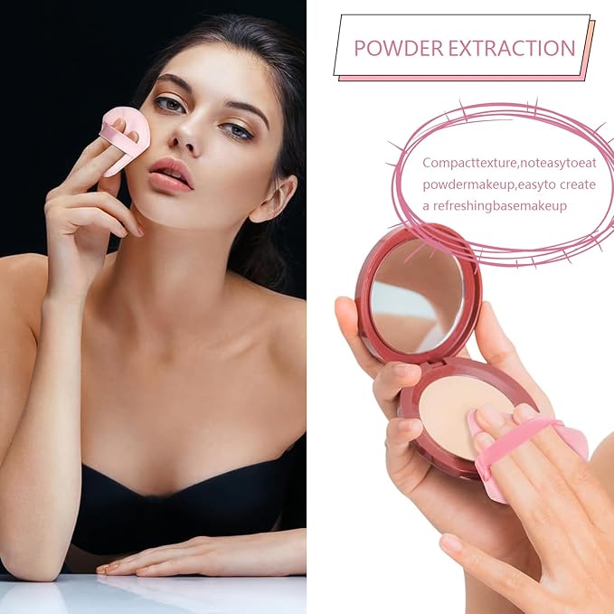 suniya Skincare Face Wash Spa Headband and Wristband Set Makeup Sponges Set Face Soft Triangle Makeup Puff Sponge Pieces Powder Puff Women and Teen Girl Gifts Trendy Stuff Ã¯Â¼ÂBrownÃ¯Â¼Â