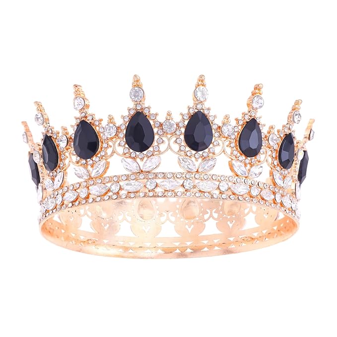Queen Crown for Women Crystal Tiara for Women Rhinestone Wedding Headband for Bride Hair Accessories for Costume Birthday Party Prom Gifts