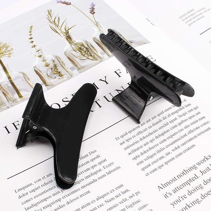 Ondder Hair Clips for Styling, Cutting, Coloring - Butterfly Claw Clamps and Pro Salon Accessories for Women and Girls