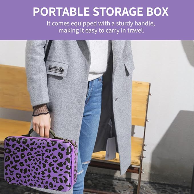 ZORETCO Diamond Painting Storage Box, 120 Slots Bead Storage Containers with Tools Kit for Diamond Art Accessories Craft Jewelry Beads Organizer