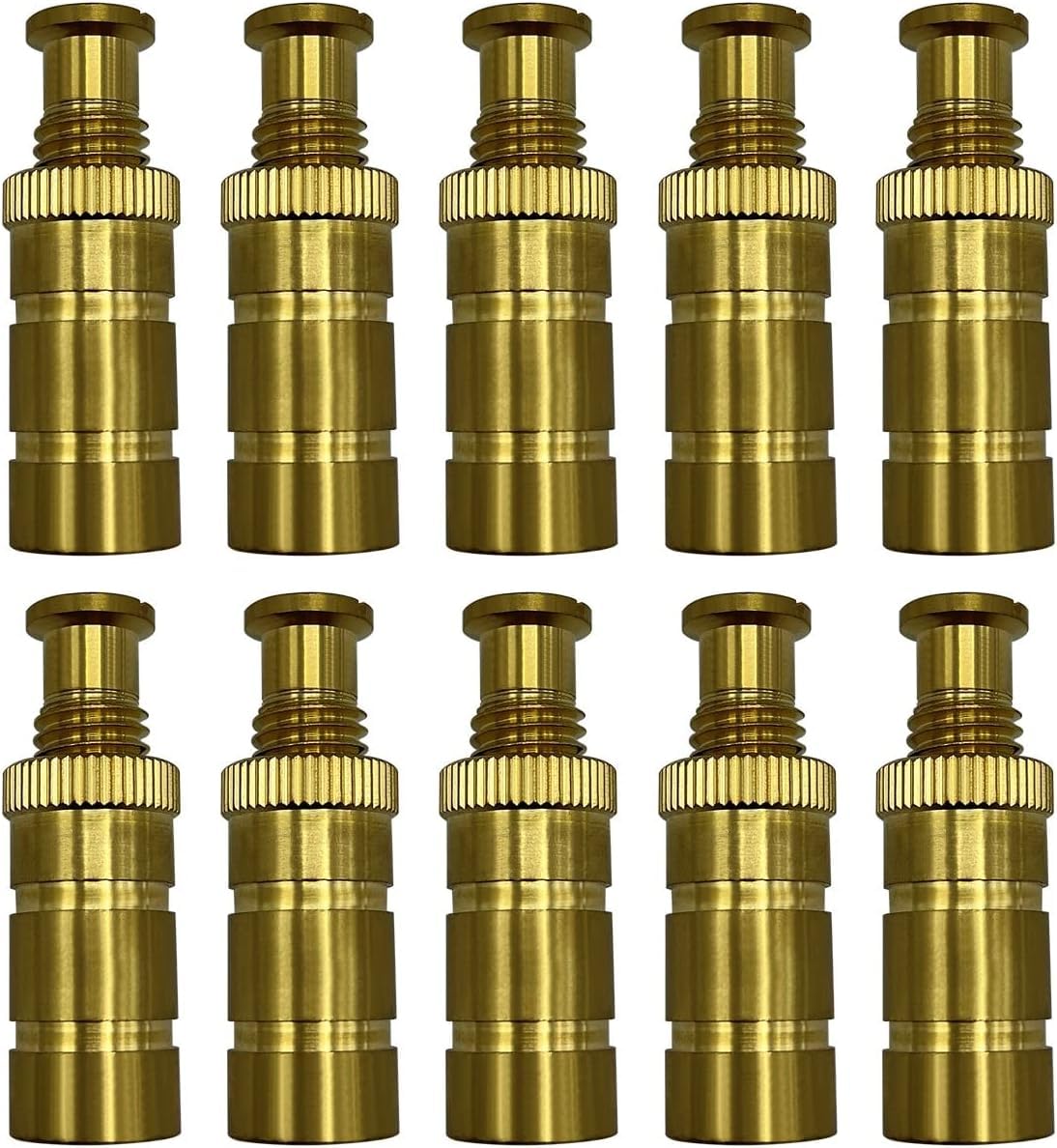 Poolzilla Pool Safety Cover Brass Anchors for Concrete and Pavers - 10 Pack - Universal Fit