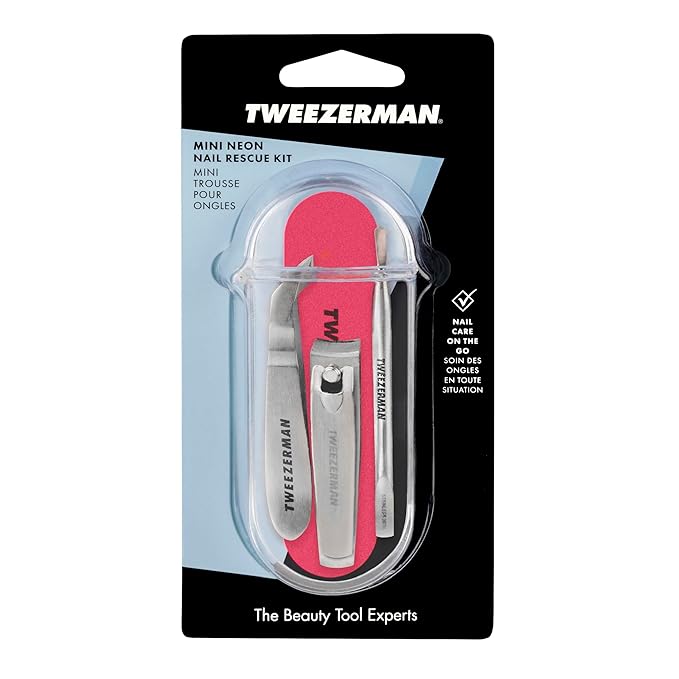 Tweezerman Mini Neon Nail Rescue Kit
