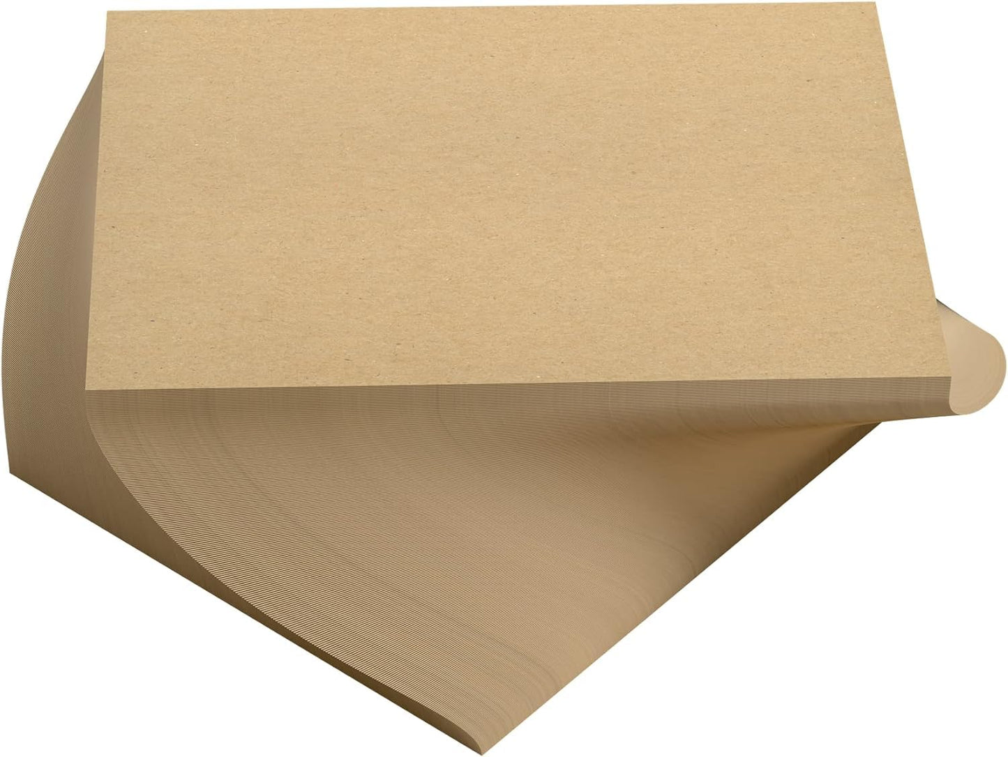 Chipboard Sheets 8.5" x 11" - 100 Sheets of 22-Point Kraft Board for Crafts, DIY Projects, and Packaging - Durable Alternative to Cardboard Sheets and MDF Board