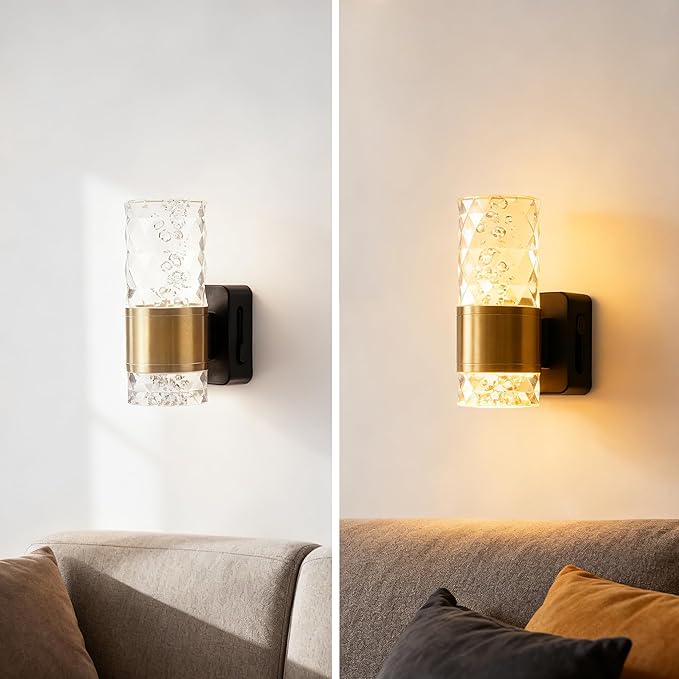 HSPRODGD Night Lights Plug into Wall, 2 Pack 3000K Dimmable LED Night Light with Auto Light Sensor, Night Light Plug in with Adjustable Brightness, for Bathroom Bedroom Kitchen Hallway Decor