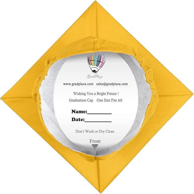 GradPlaza Matte Graduation Cap 2025 and 2026 Tassel Adult Graduation hat for High School College