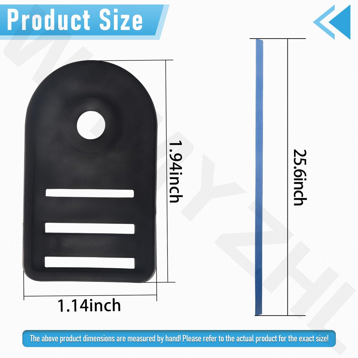 Tube and Solar Cover Fastening Kit FG-FASKIT for F-eherguard Inground and Aboveground Pool Roller - Includes 24 26" Straps, 24 Mounting Wcrews with Brackets, for Securing Solar Blankets to Solar Reels