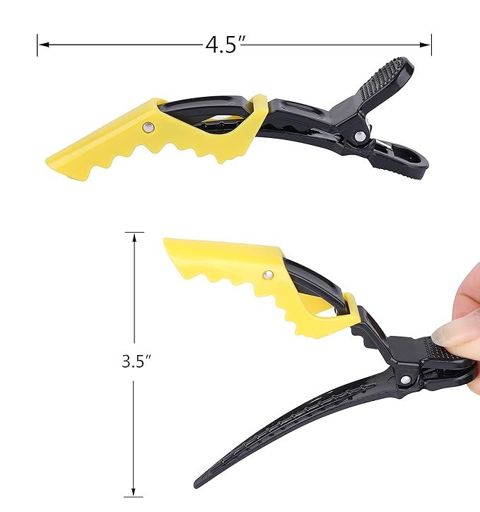 HH&LL 30pcs Alligator Styling Sectioning Hair Clips (15 Colors)