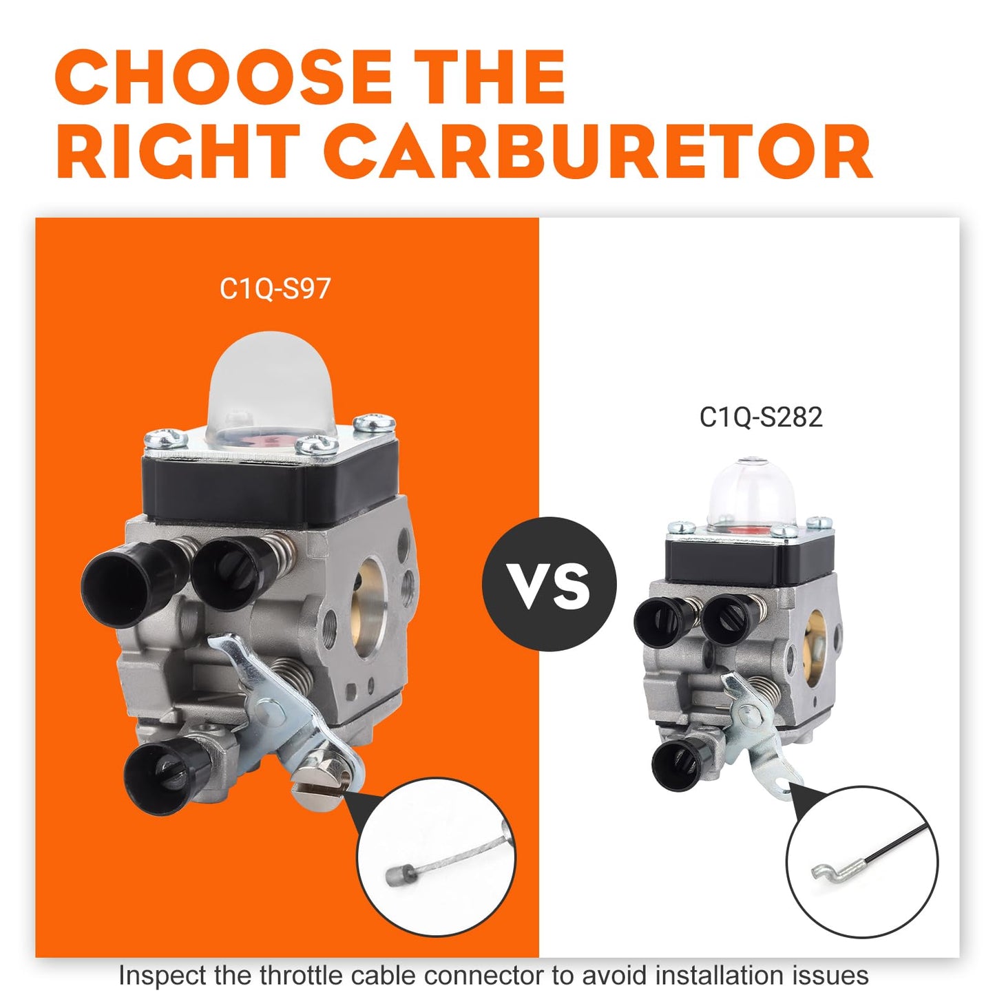 Hipa FS80R Carburetor for STHIL FS85 FS85R FS80 FS72 FS74 FS75 FS76 FS85RX HS72 HS74 HS75 HS76 HS80 HS85 HL75 FH75 FC75 FC85 KM80 HT70 HT75 String Trimmer Weedeater w Maintenance Kit