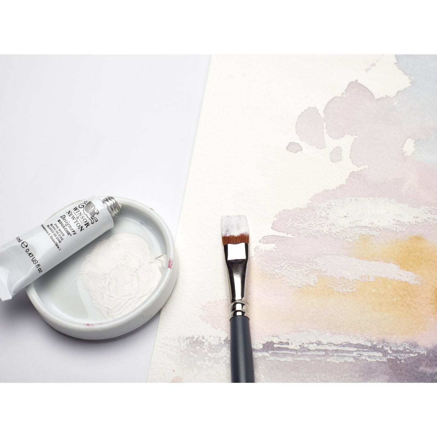 Winsor & Newton Designer's Gouache, 14 ml (0.47oz) tube, Cadmium-Free Orange