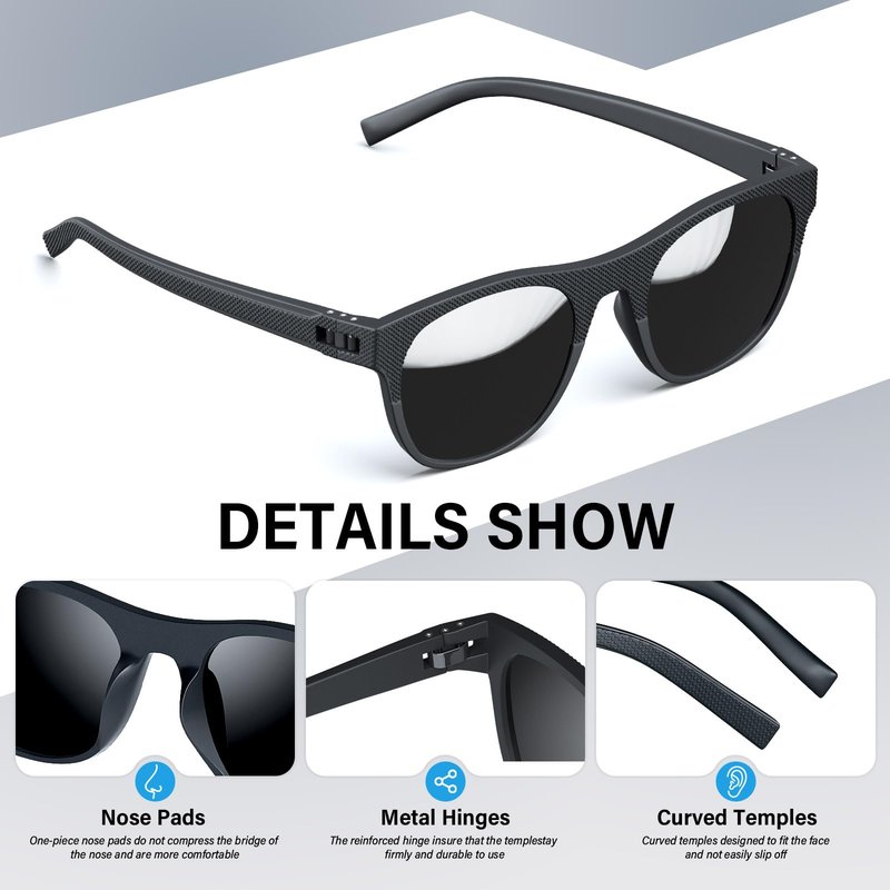 IKTOD 4 Pack Polarized Sunglasses for Men and Women,UV Protection Mens Sun Glasses for Fishing Running Cycling Driving (4 Pack-Black/Red/Blue/Green-M02)