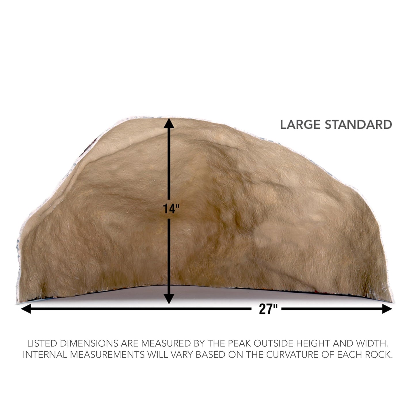 Deckorators 27 in. x 21 in. x 14 in. Tan Large Landscape Rock